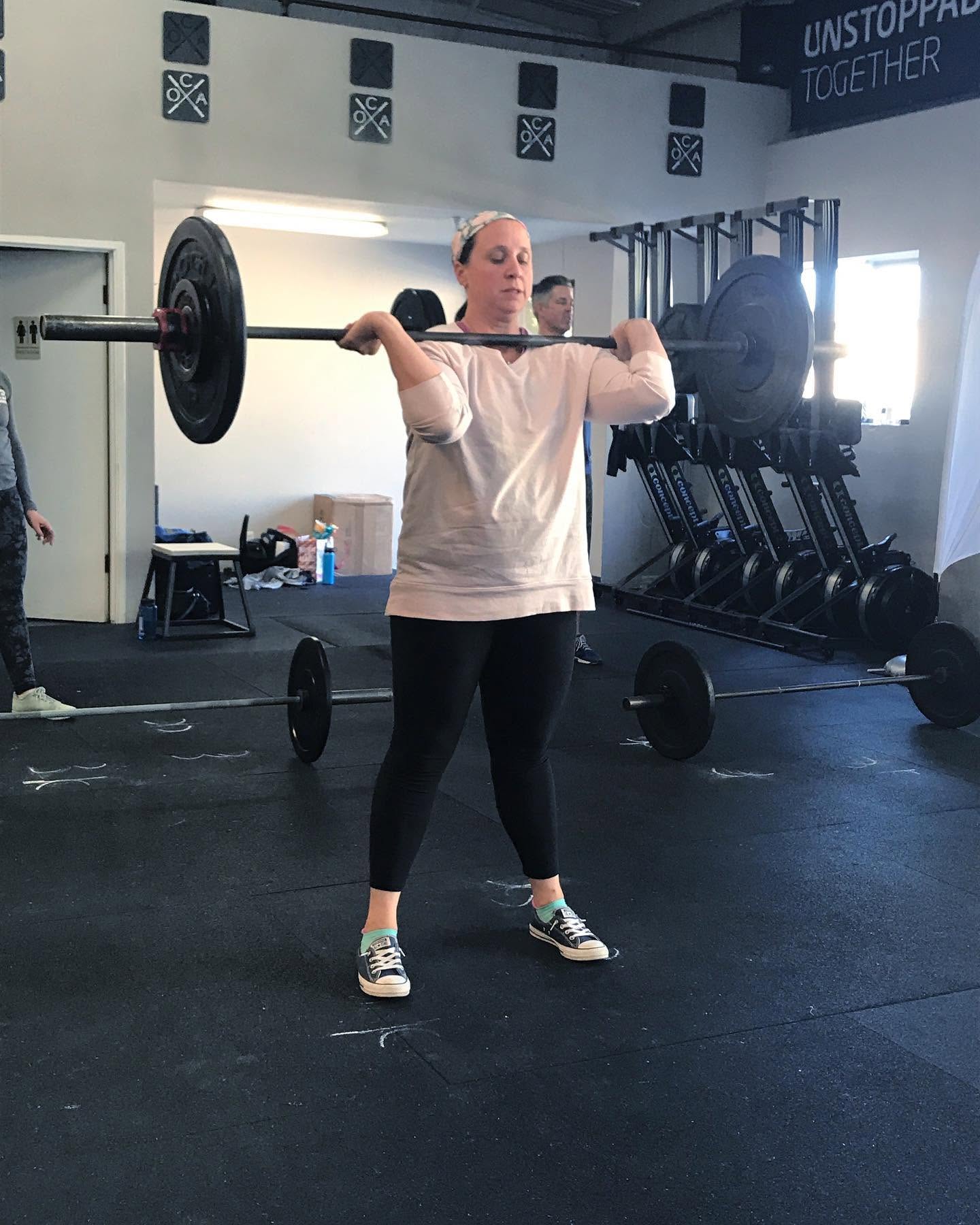 Strength training at O-SEA CrossFit